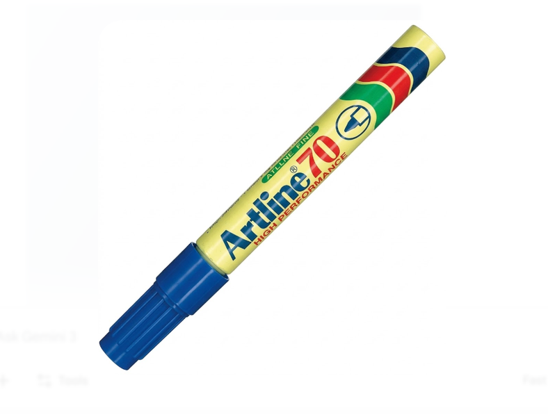 Black Permanent Marker Ek 70 - Blue X 2 image