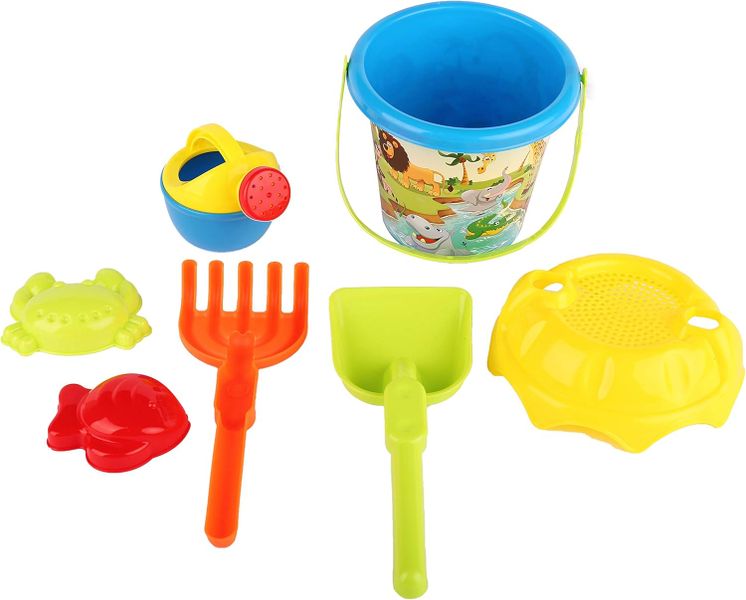 Kids Sand Castle Beach Bucket with Accessories