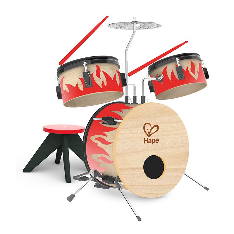 Hape - Cool Beats Drum Set - E0632