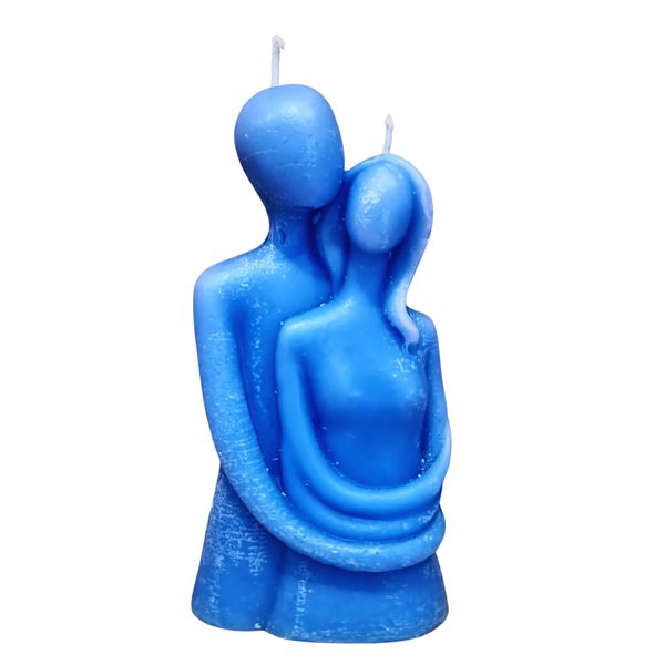 Unique Couple in Love Long Burn Candle - 11.5cm x 6cm