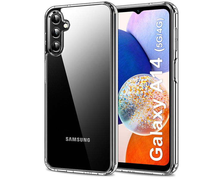 Clear Slim TPU, Shockproof Case Compatible with Samsung Galaxy A14
