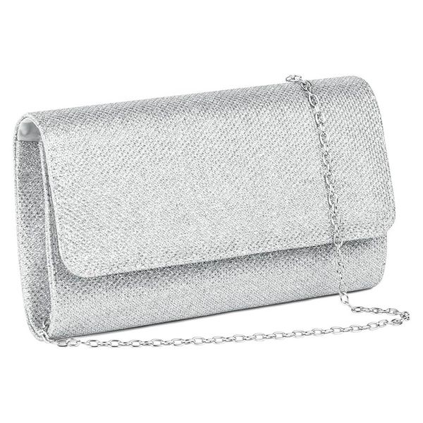 Evening Bag Clutch Purses for Women, Glitter Sparkling Envelope Packet