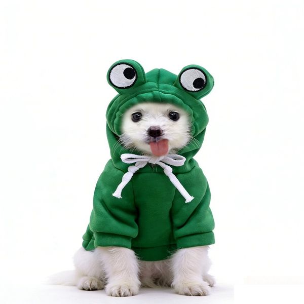 Cute Pet Frog-Shaped Hoodie