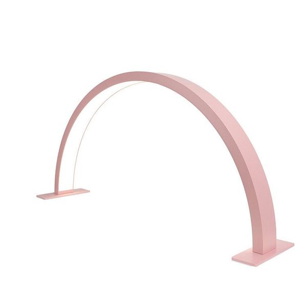 Half-Moon Shaped Curved LED Table Lamp for Nail Art and Beauty Treatments