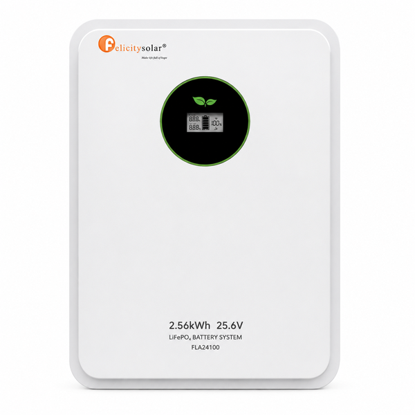 Felicity Solar 2.56kWh 25.6V Lithium Battery