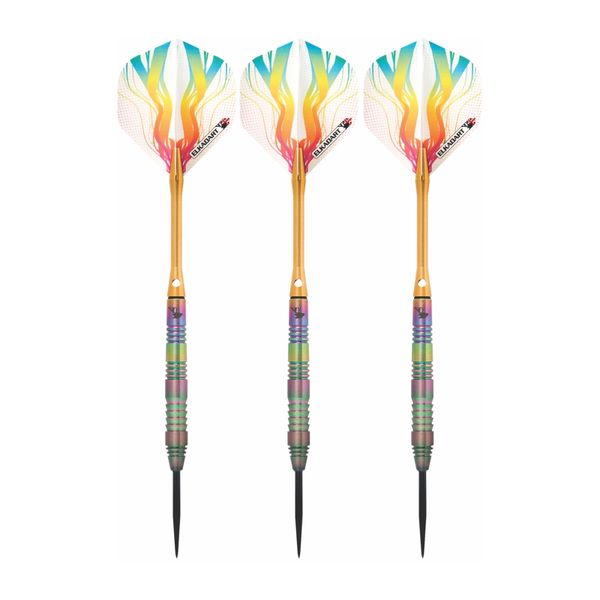 Elkadart Rainbow Titanium Coated Tungsten Darts - Set of 3