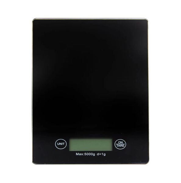 Businerg Black Digital 5kg Slim Line Kitchen Baking Scale