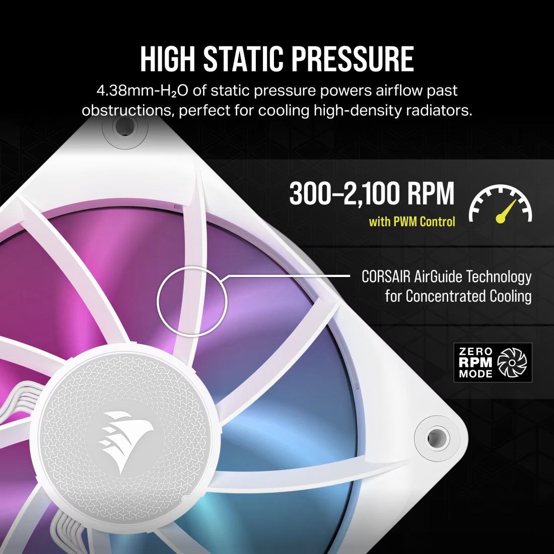 Corsair iCUE LINK RX120 RGB 120mm PWM Fan Triple Starter Kit