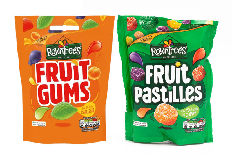 Fruit Pastilles &amp; Gums - Rowntrees - 2 Pack