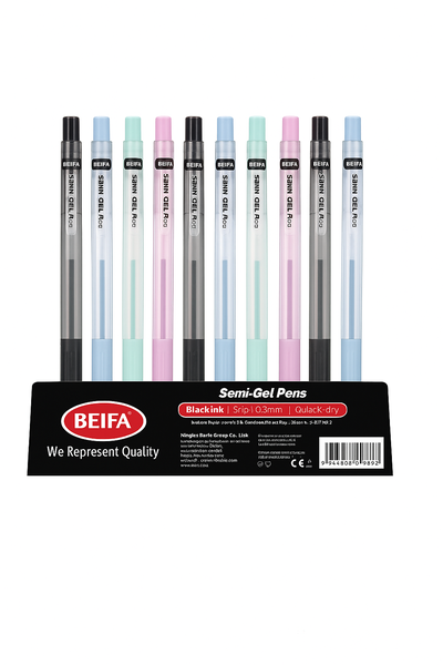 Drying Gel Pen With 0.5mm ST Tip And Black Ink-2 Boxes with 50 Pens Each