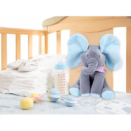 toy elephant with flapping ears