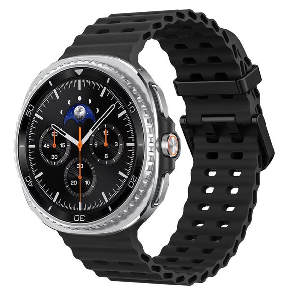 Soft Silicone Strap Compatible with Samsung Galaxy Watch 8/8 Classic 46mm