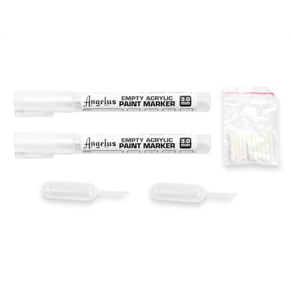 Angelus Empty Paint Marker Set - 3mm 2 Pack