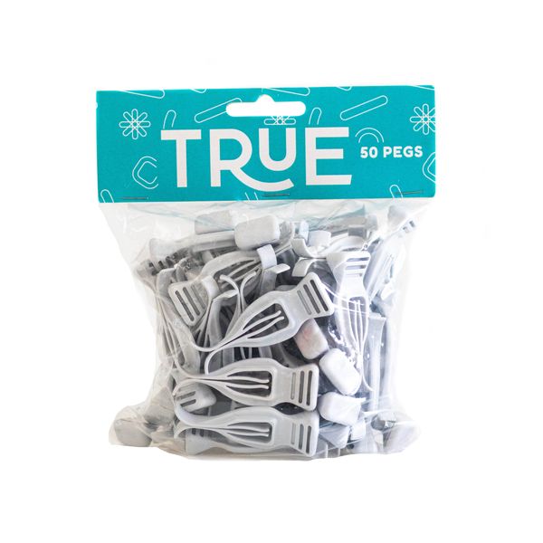 TRUE Homecare Laundry Pegs - Pack of 50