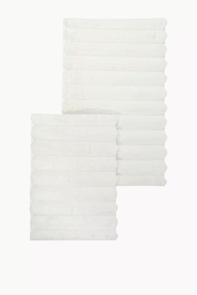 2 Piece Faux Fur Bath Mat Set