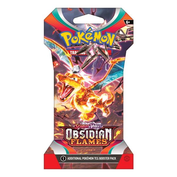 Pokemon Scarlet &amp; Violet 3: Obsidian Flames Sleeved Booster