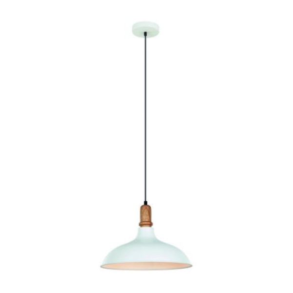 Scandinavian Pendant Light - White Bowl Shape
