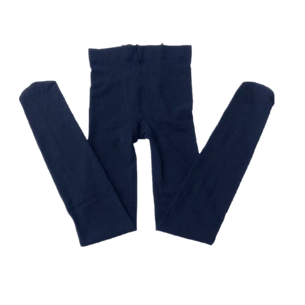 Kid's Dark Blue Strecthy Pantyhose Leggings Set of 2-L