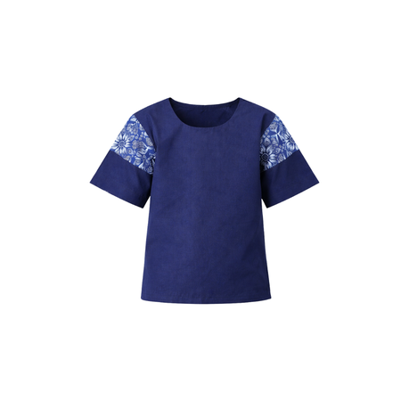 Bontle Boys Shirt - Shweshwe Trim