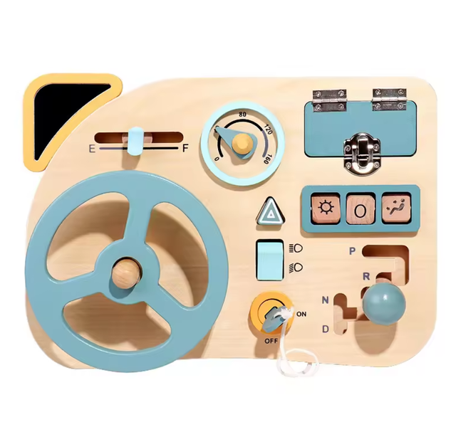 Treasure Toys - Wooden Sensory Activity Board for Kids