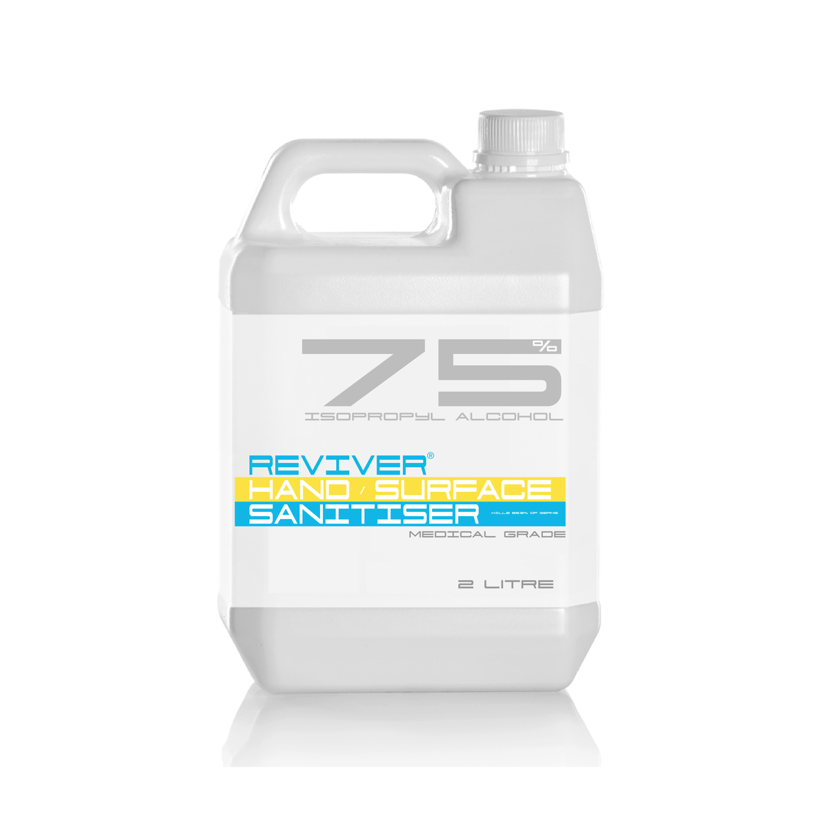 Reviver Hand & Surface Sanitiser 2Litre 75% (Isopropyl Alcohol)