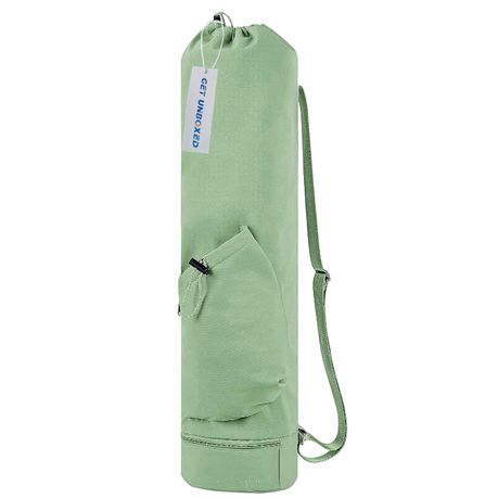 GET UNBOXED Yoga Mat Bag with Water Bottle Pocket and Bottom Wet Pocket Image