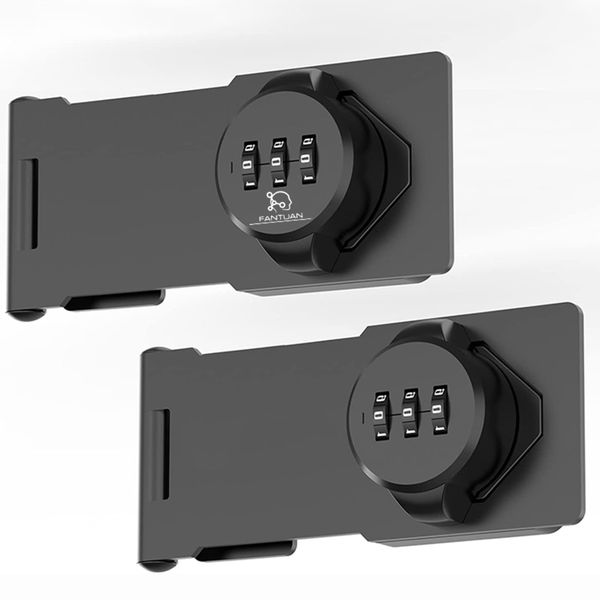 FANTUAN 2PK Mechanical Rotary Password Locks Cabinet Drawer Anti-theft Lock