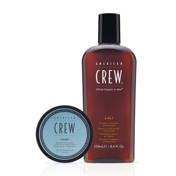American Crew 2 Pack - 3 in 1 250ml &amp; Fiber 85g