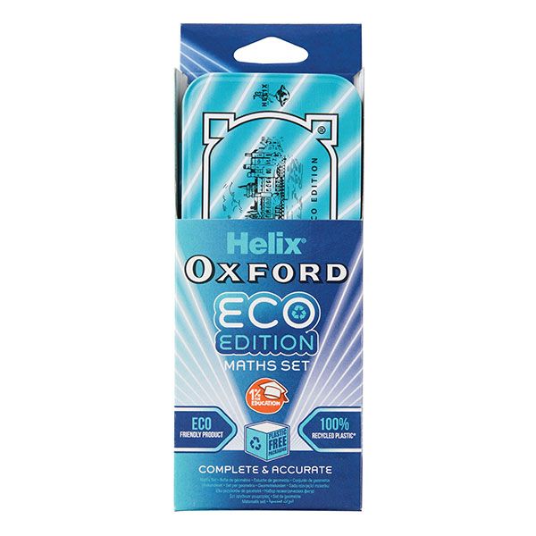 HELIX OXFORD Cyber Eco Math Set - Light Blue