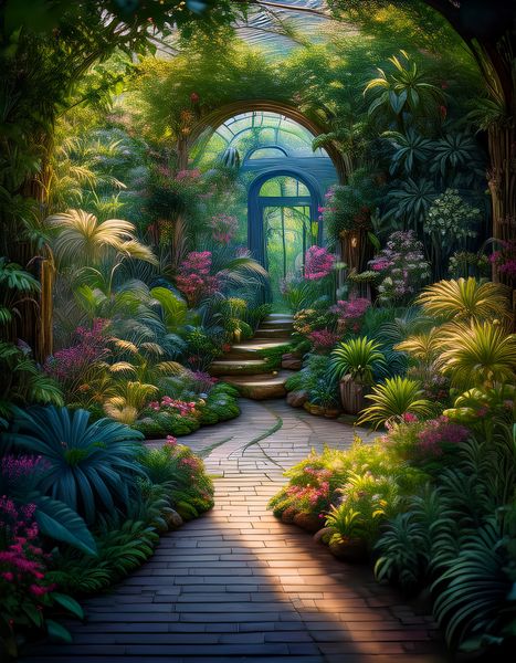 Canvas Home Decor Wall Art - Secret gardens 2