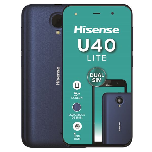 Hisense Infinity U40 Lite 8GB Dual Sim - Blue