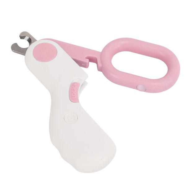 Pet Nail Clipper Mini Professional Safe Trimmer, with LED Light for Puppy