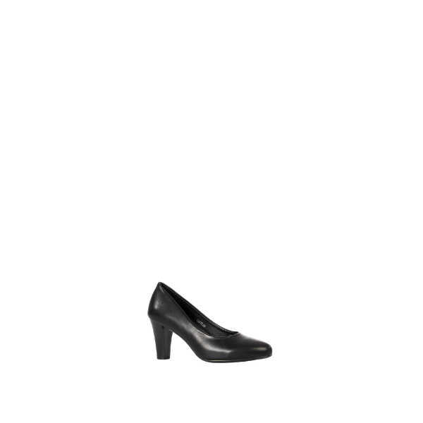 LaMara Paris Caitlin Elegant Mid Heel With Soft Almond Toe Navy