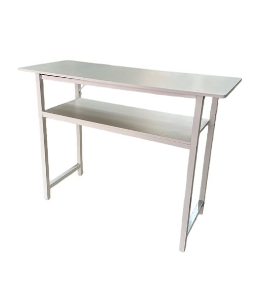 White minimalist rectangular office desk/computer desk