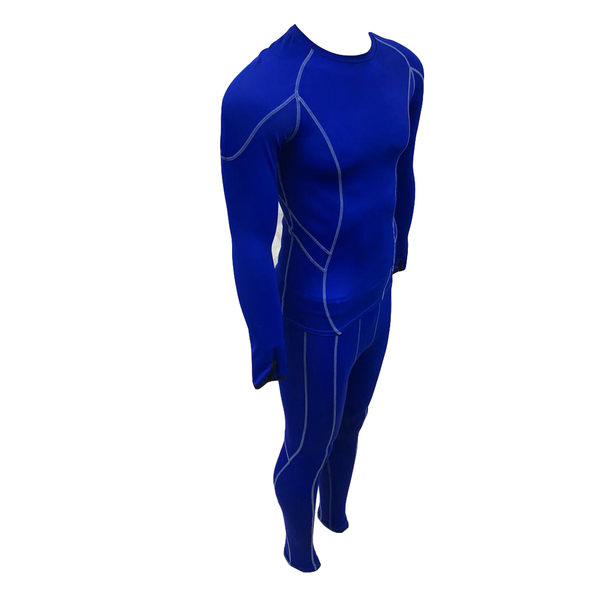 Fit Compression Top &amp; Pants - Blue image