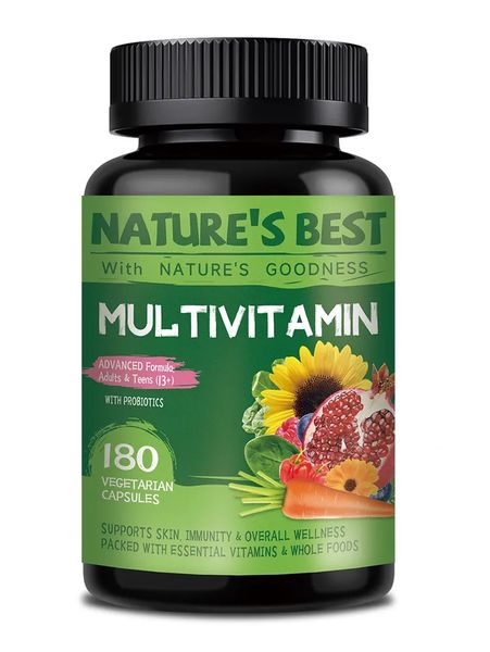 Nature's Best Multivitamin- Advanced Formula, Adults &amp; Teens 180 Capsules