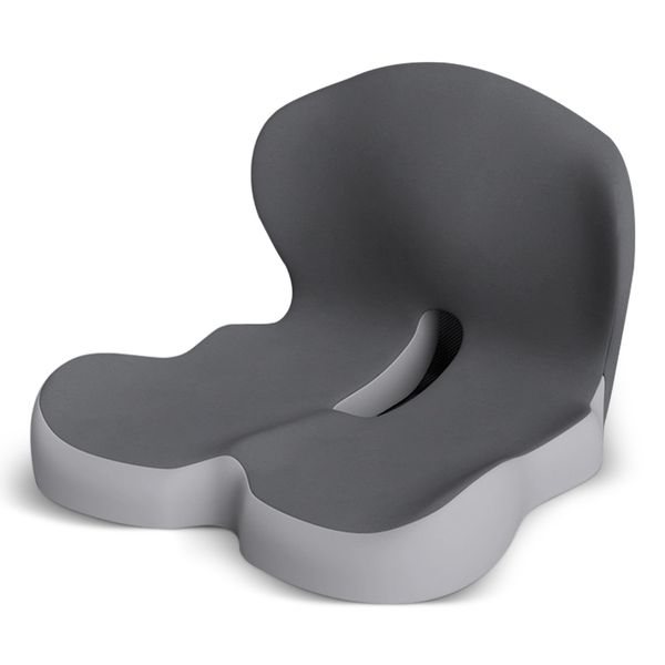 L-Shaped Integrated Seat Cushions, Memory Foam Office Chair Cushion