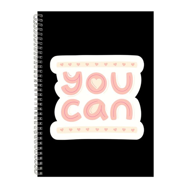 You can A4 Notebook Spiral and Lined Motivational Saying Graphic Notepad185