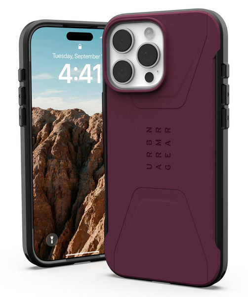 UAG Civilian MagSafe Case For iPhone 16 PRO MAX - Bordeaux