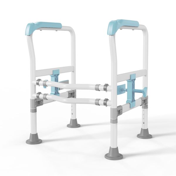 Dual Clamp Support With Blue Handles image