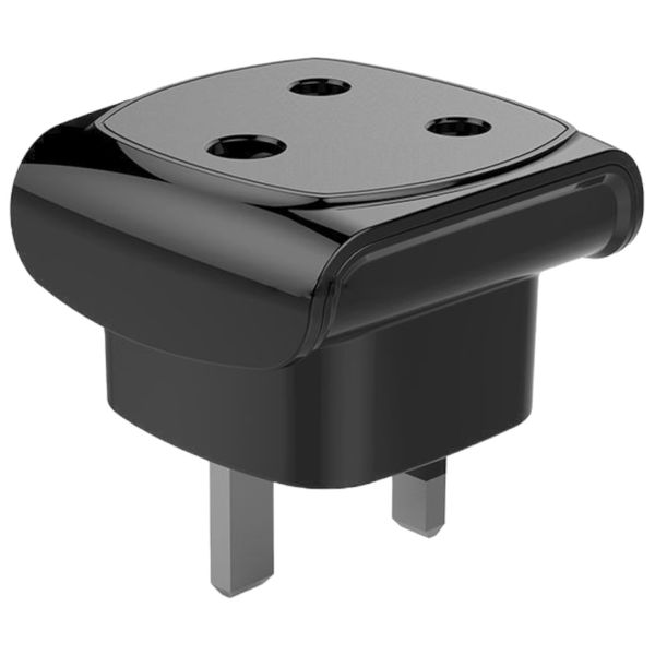 Power Adapter Uk Sqaure Pin to South African Round Socket - 3 Pack