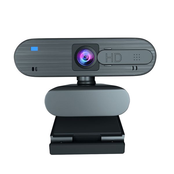 Webcam with Dual Microphone, 1080p FHD Pro Streaming USB Video Camera