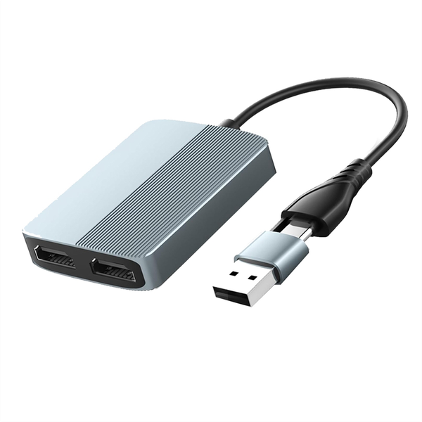 USB 3.0 to Dual HDMI-compatible Adapter for 2 Monitor
