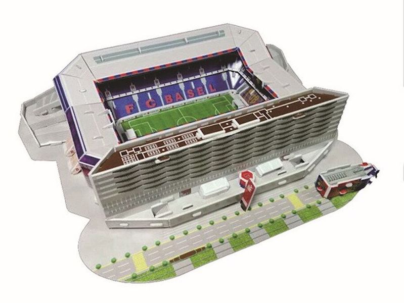 3D Jigsaw Puzzle St Jakobs Park Stadium Home of FC Basel