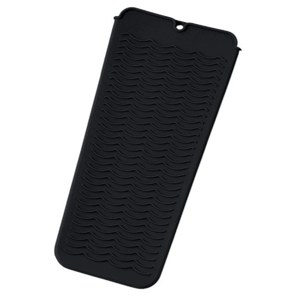 Hair Straightener Storage Organizer With Heat-Resistance - Black