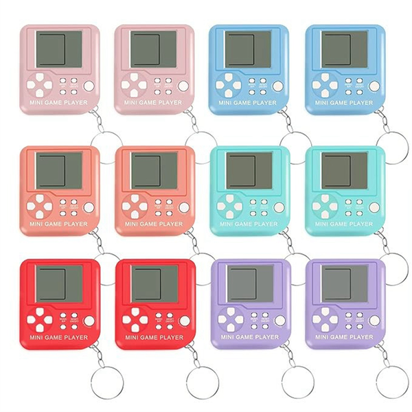 12Pcs Party Favors Keychains for Kids Video Game Keychains