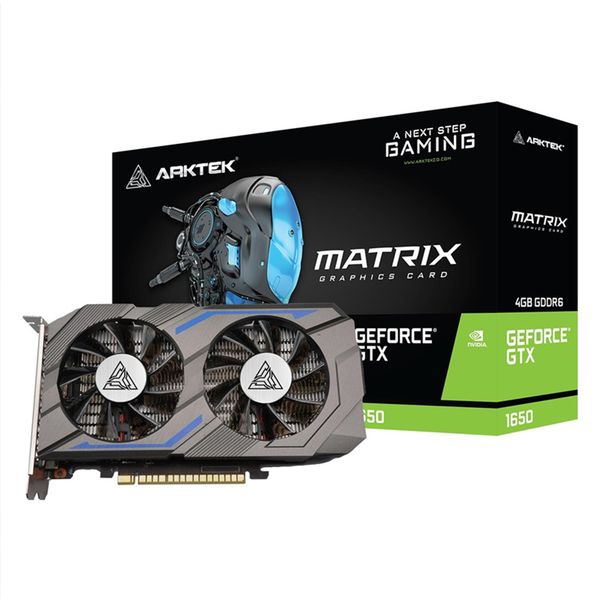 Arktek Nvidia GeForce GTX1650 4GB GDDR5 128-Bit HDMI/DP/DVI Graphics Card