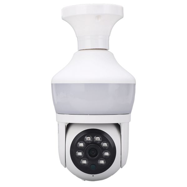 3MP Light Bulb Security Camera with Motion Alert