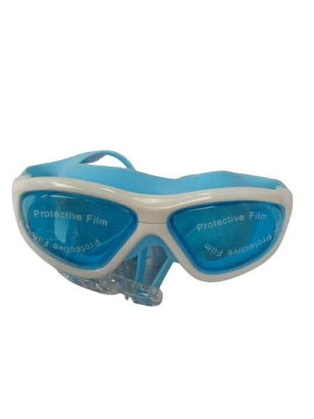 Silicone Swim Goggles - Sky Blue