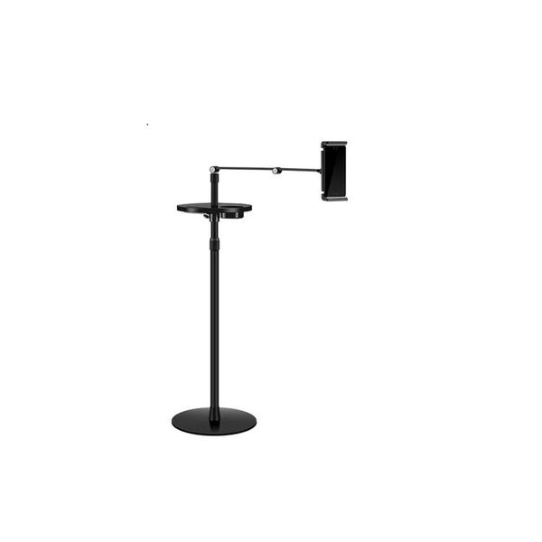 Adjustable Universal 360-degree Rotatable Metal Tablet Holder Floor Stand